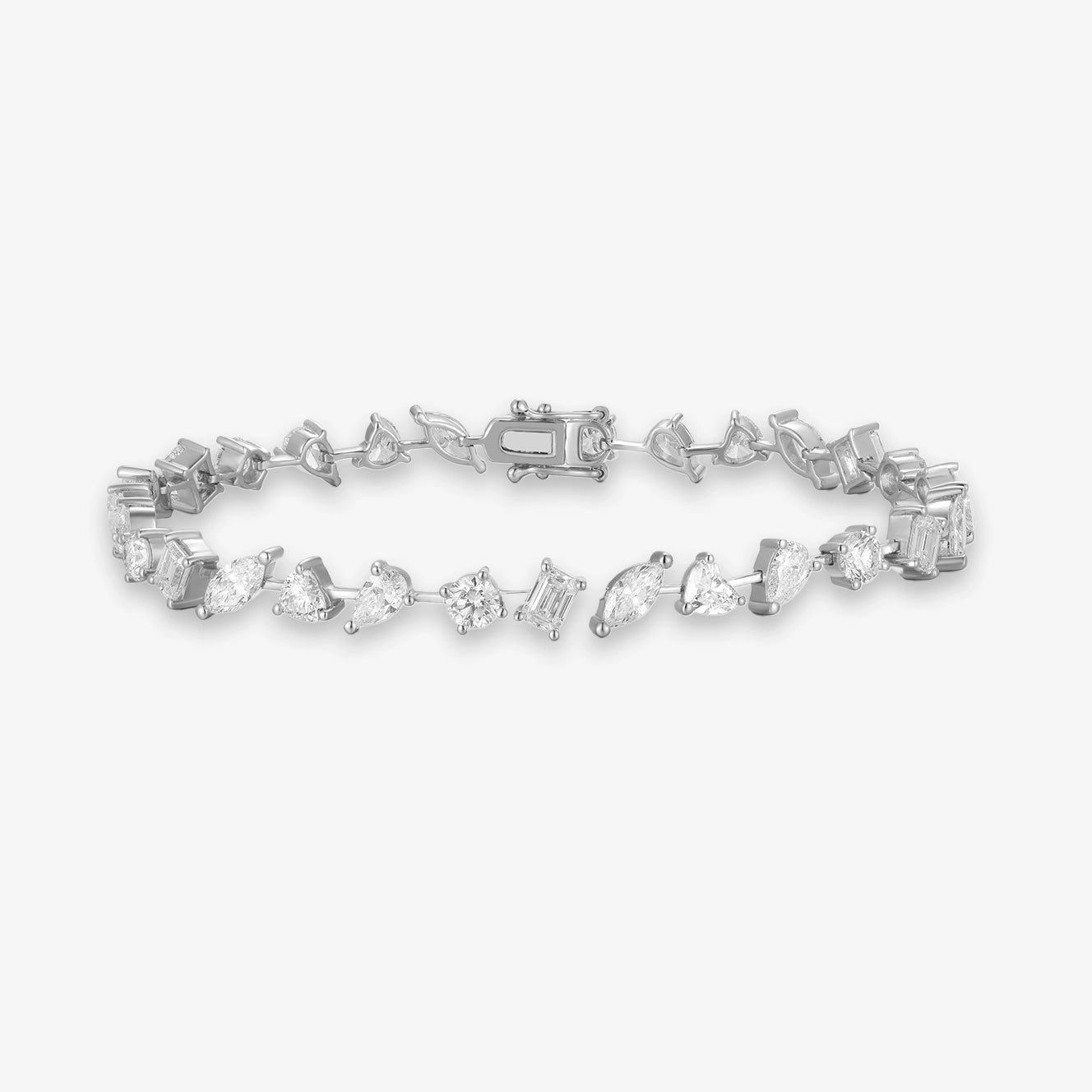Lab Multishape Tennis Bracelet