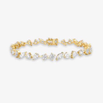 Lab Multishape Tennis Bracelet