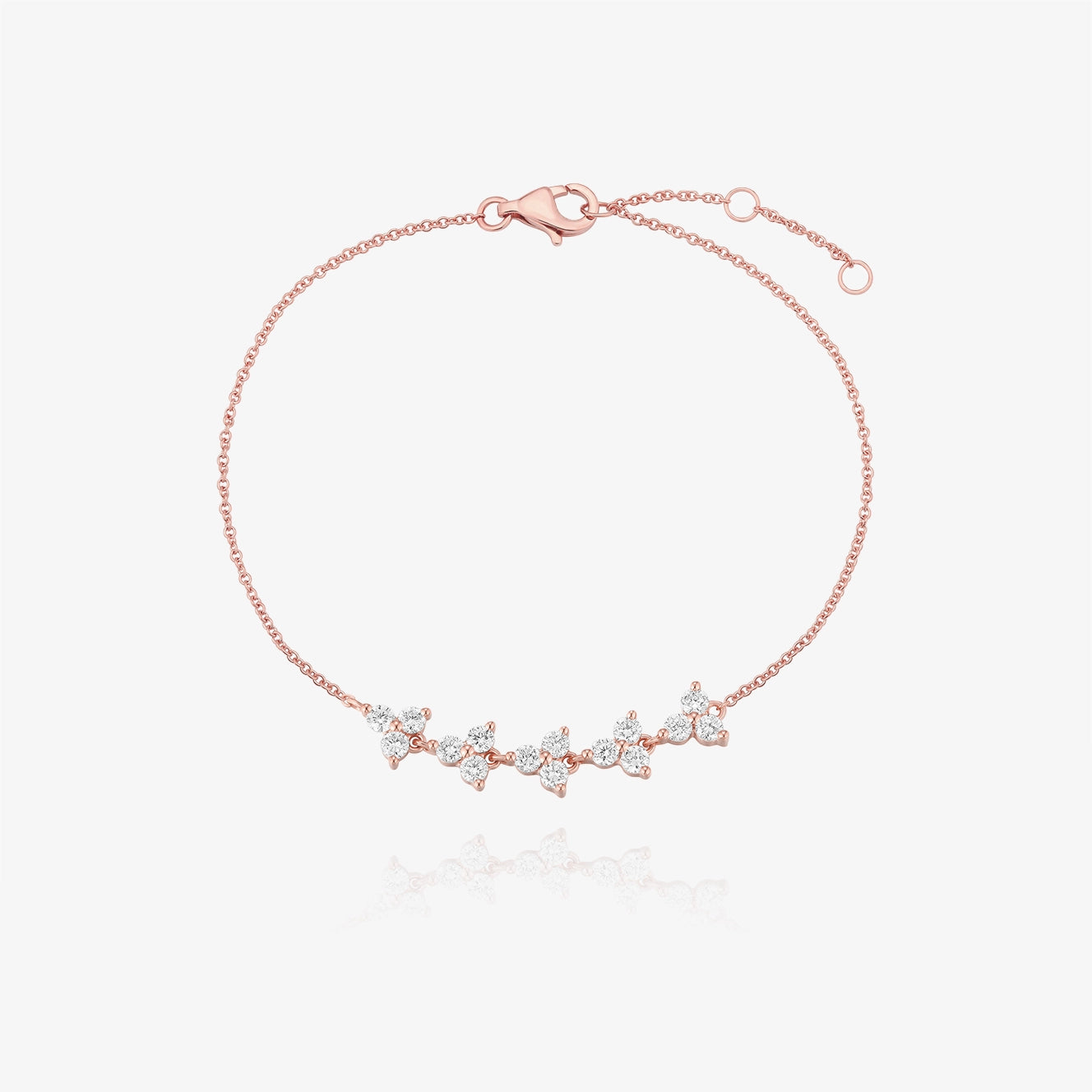 Lab Trio Diamond Bracelet