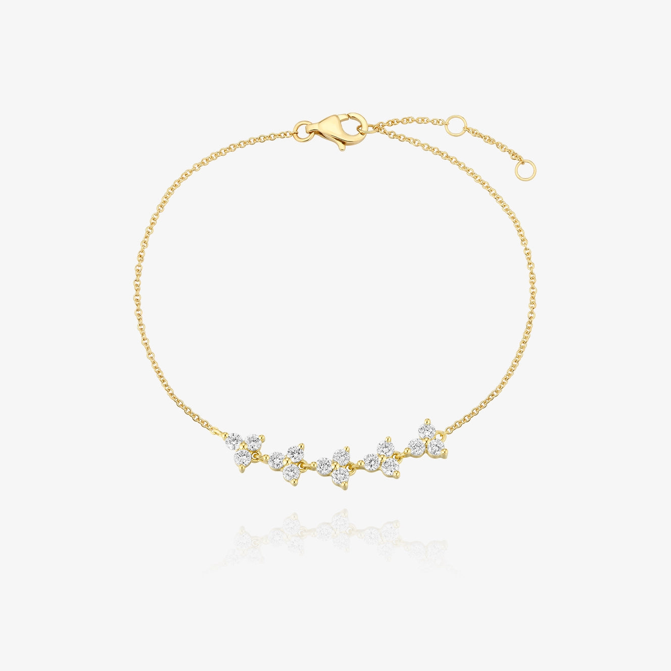 Lab Trio Diamond Bracelet