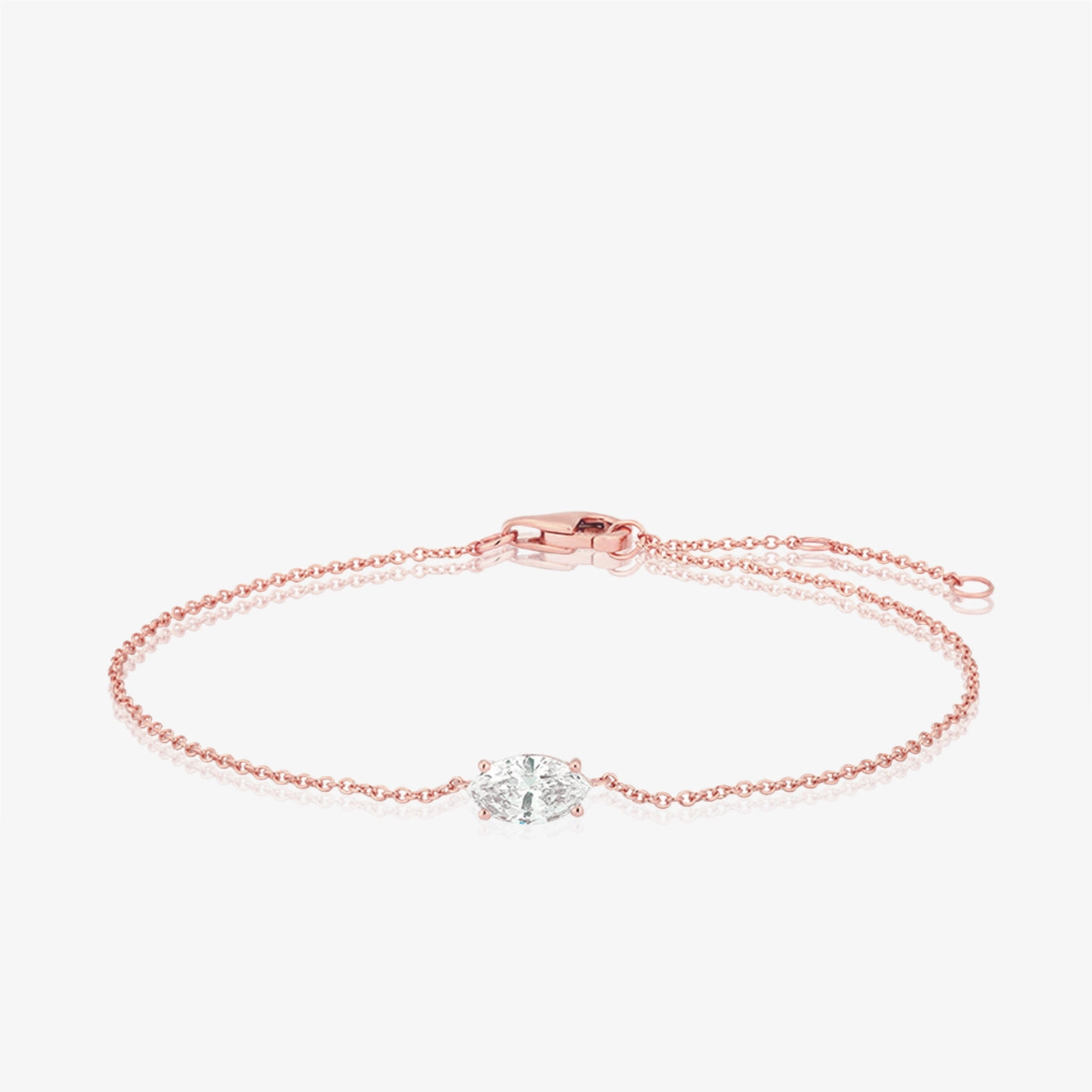 Lab Diamond Center Bracelet