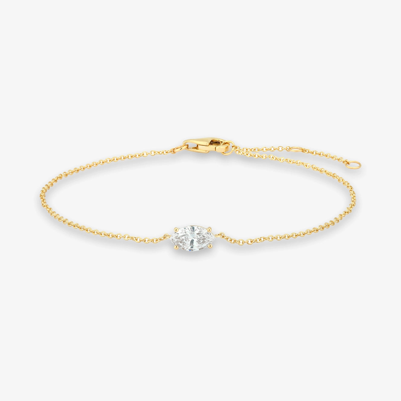 Lab Diamond Center Bracelet