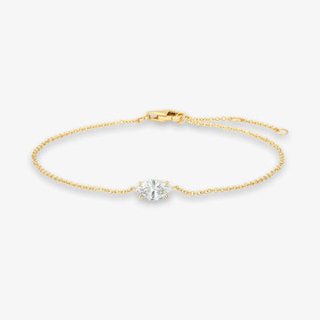 Lab Diamond Center Bracelet