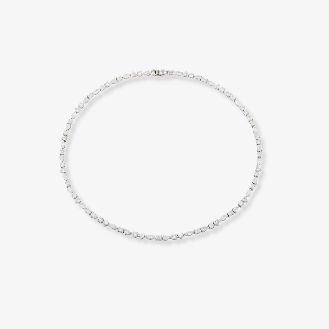 Multishape Tennis Necklace
