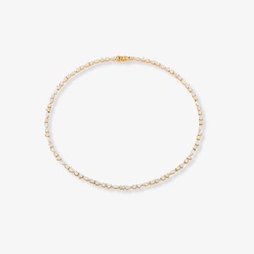 Multishape Tennis Necklace