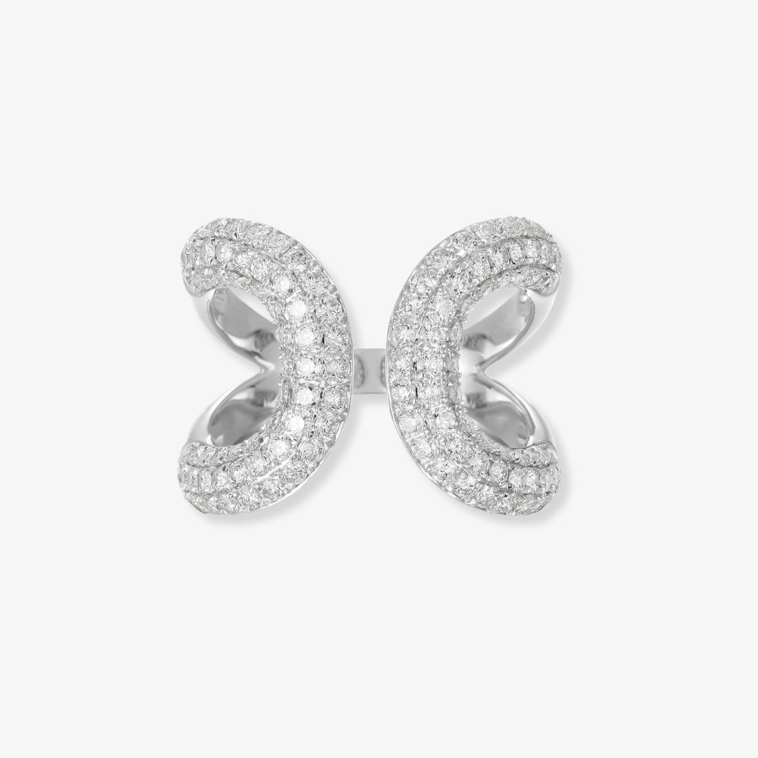 Open Cuff Diamond Ring