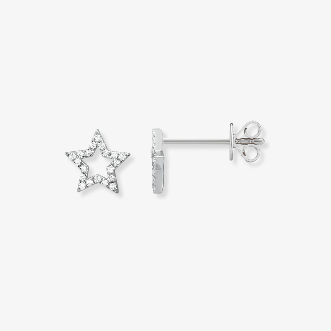 Diamond Open Star Piercing