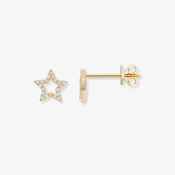 Diamond Open Star Piercing