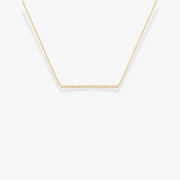 Diamond Bar Necklace