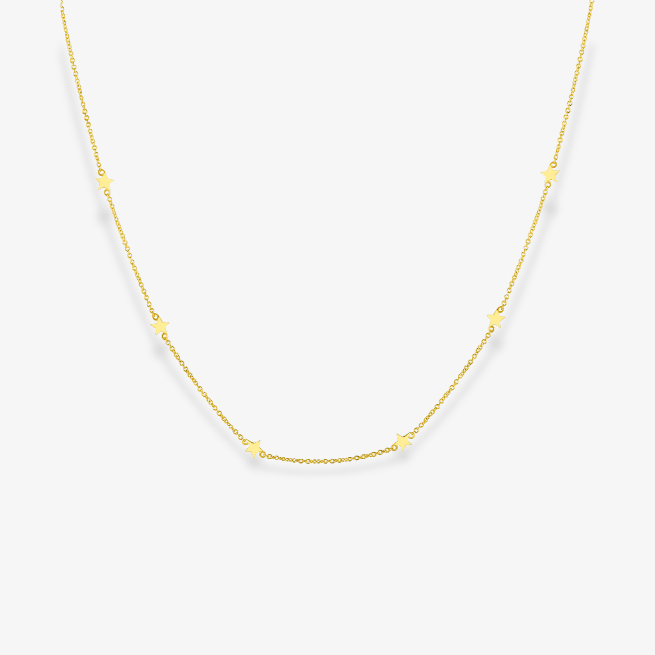 Gold Necklace Star