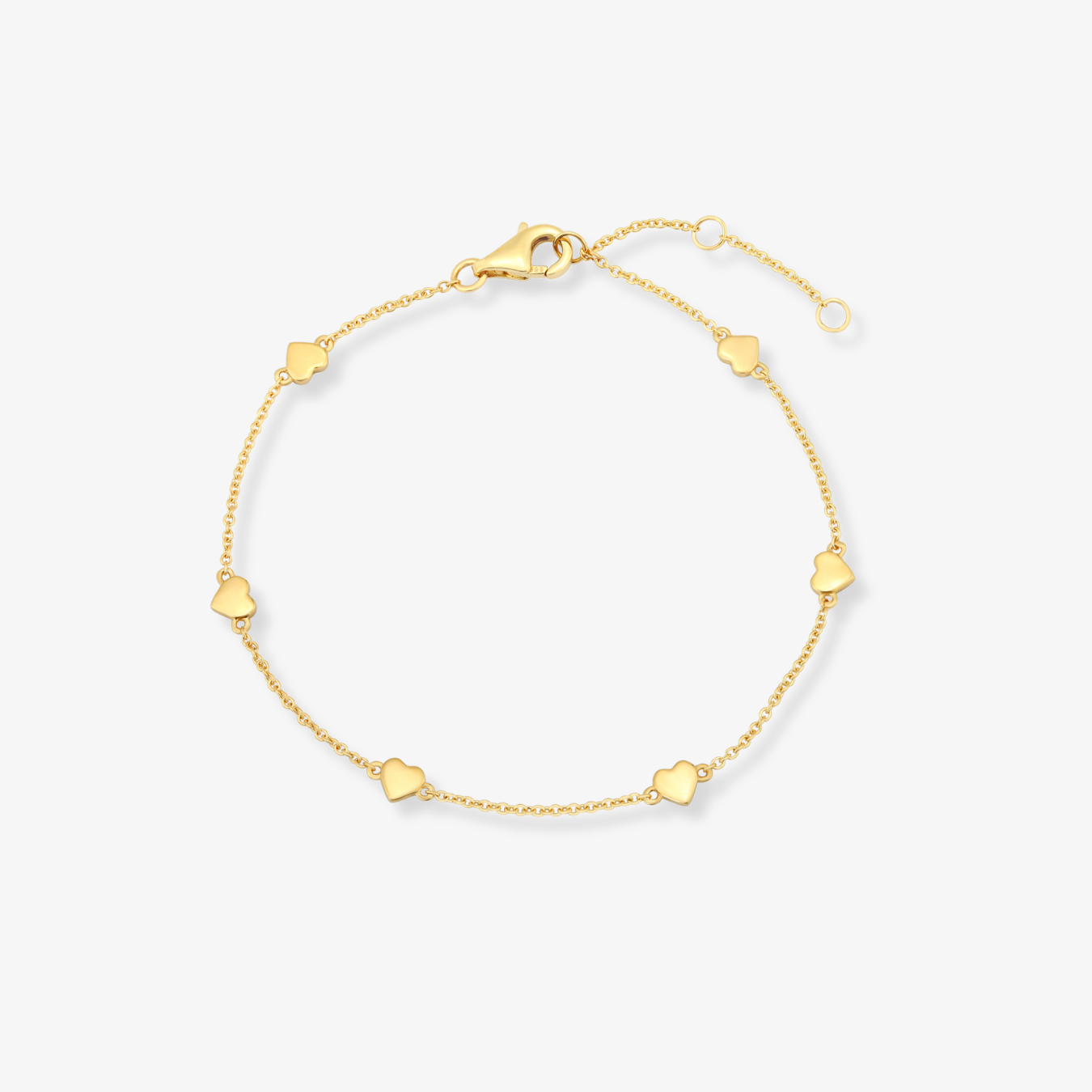 Gold Bracelet Heart