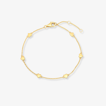 Gold Bracelet Heart
