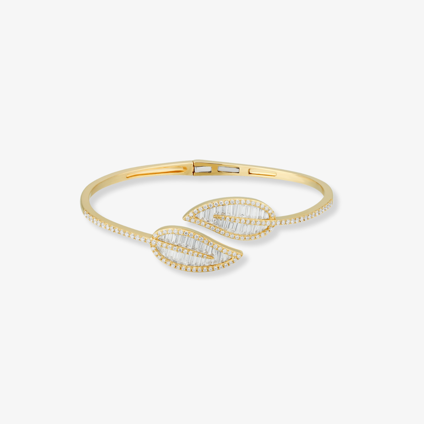 Double Leaf Bangle