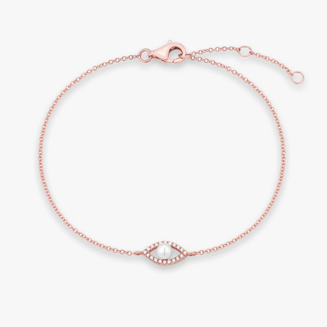 Pulsera de perlas de mal de ojo