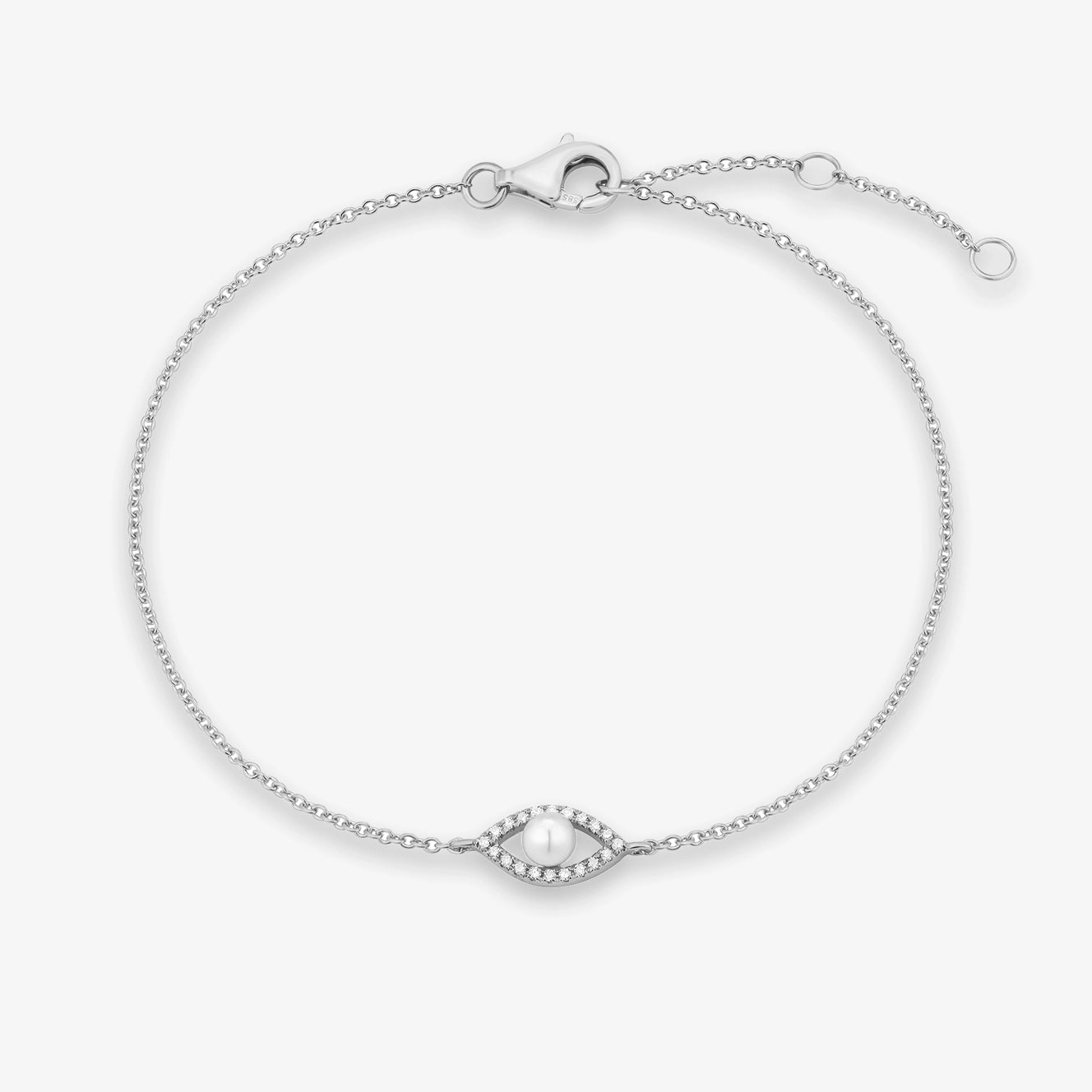 Pulsera de perlas de mal de ojo