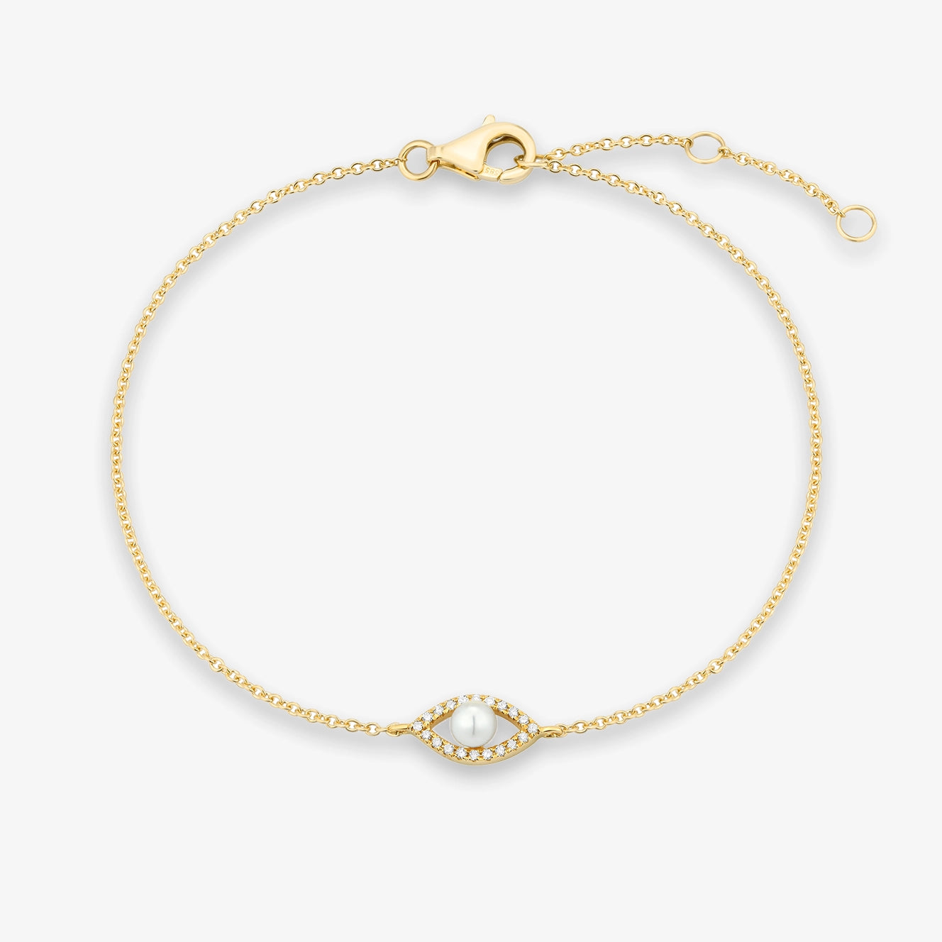 Pulsera de perlas de mal de ojo
