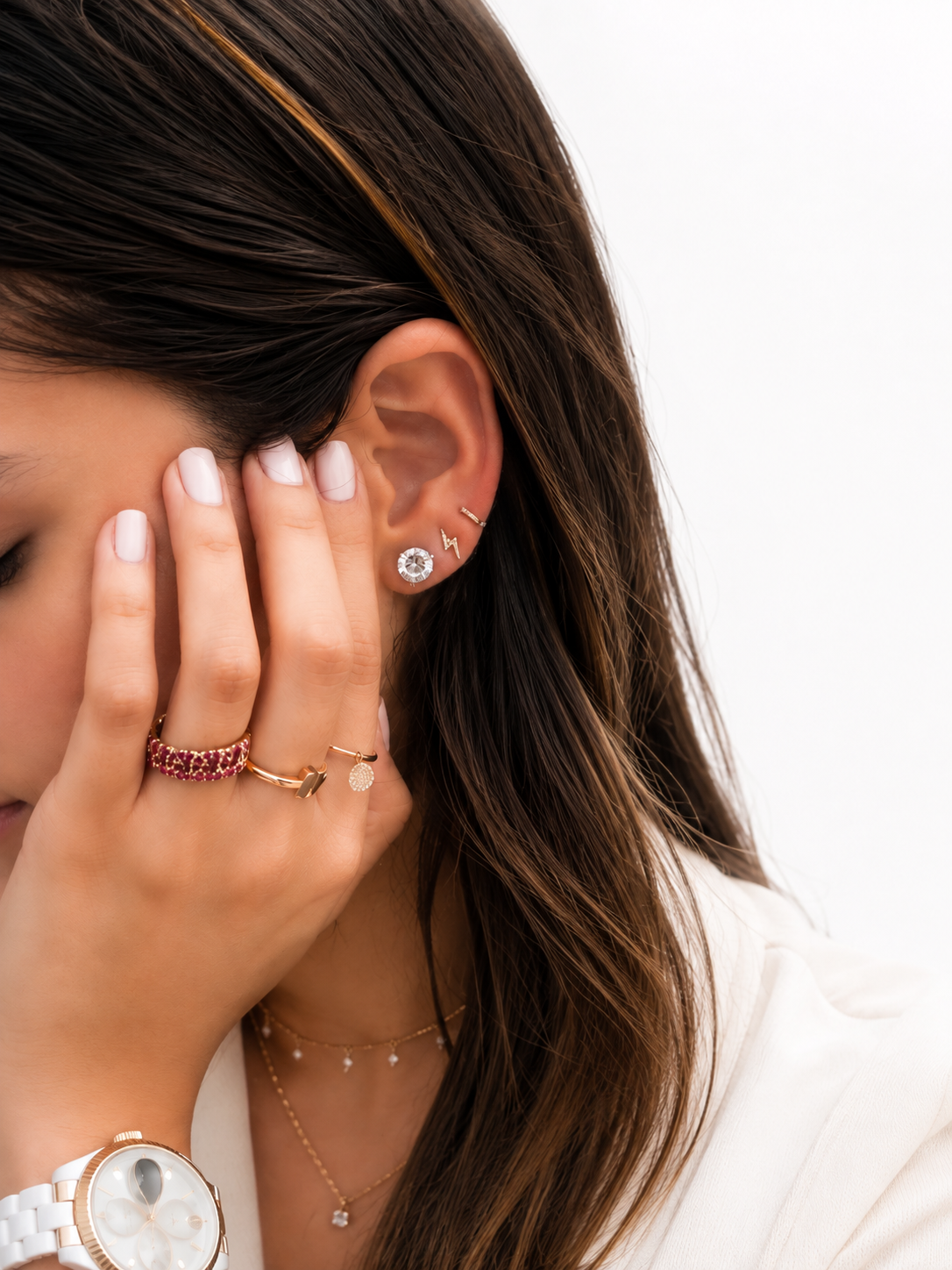 Diamond Bolt Studs