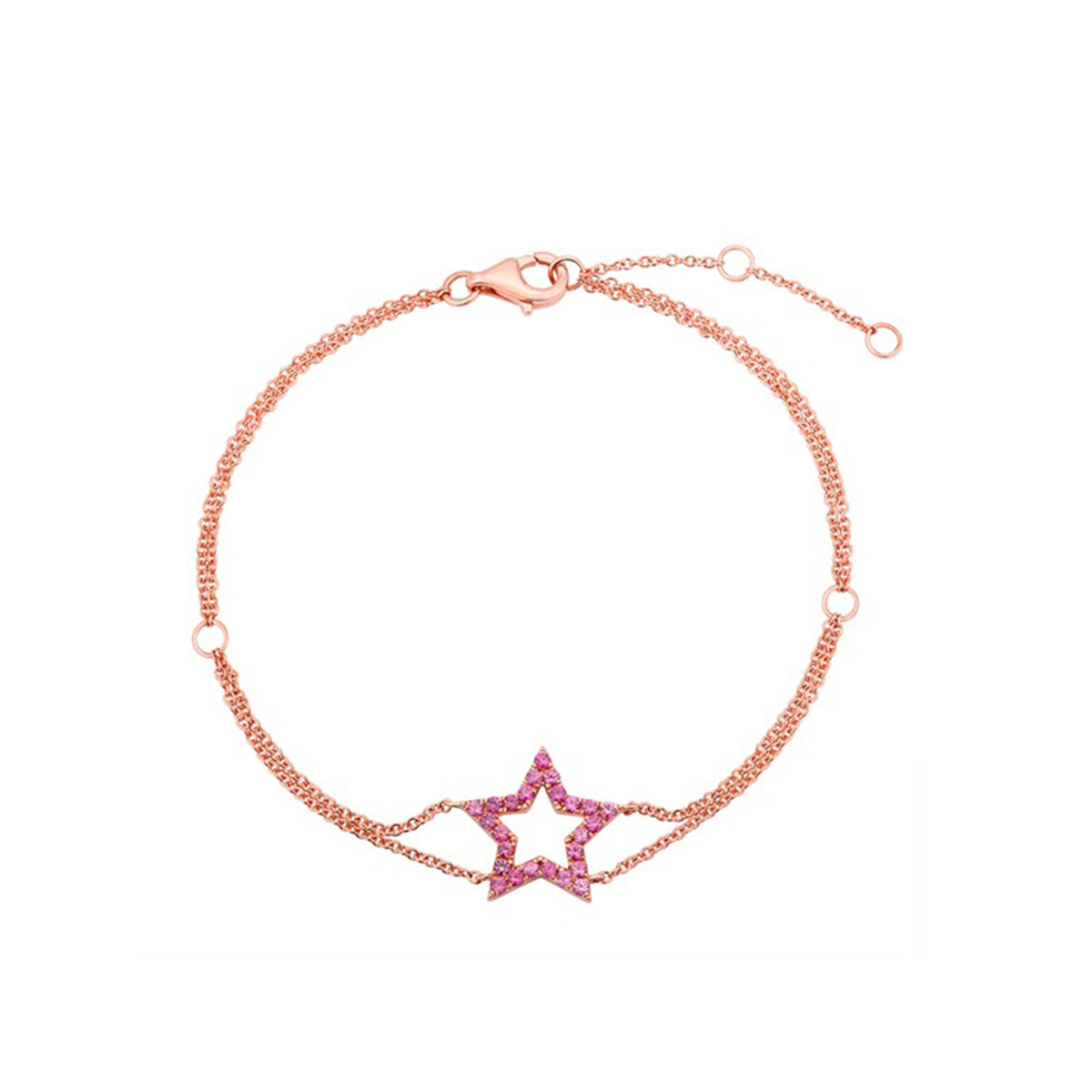 Double Row Star Bracelet