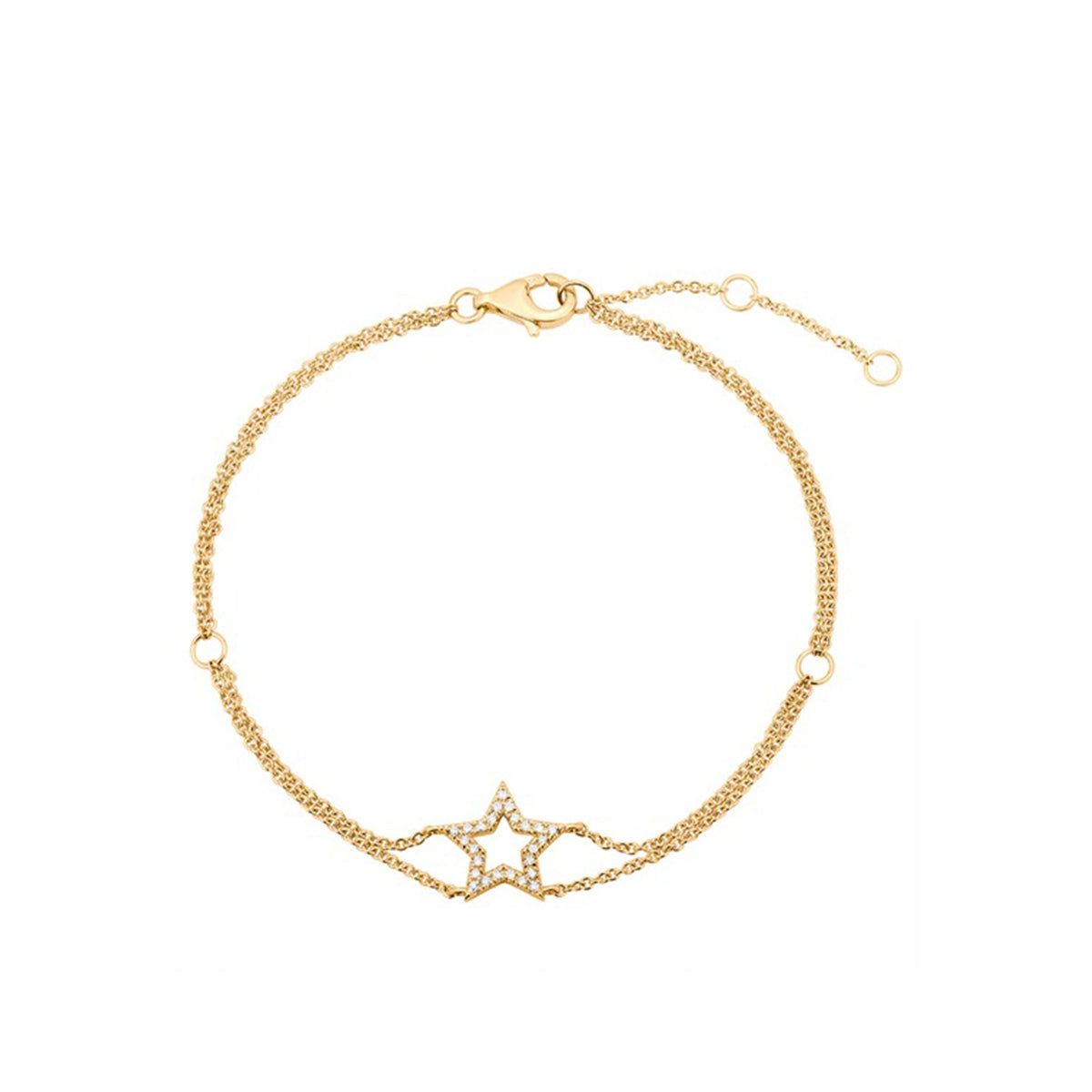 Double Row Star Bracelet