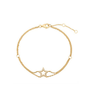 Double Row Star Bracelet
