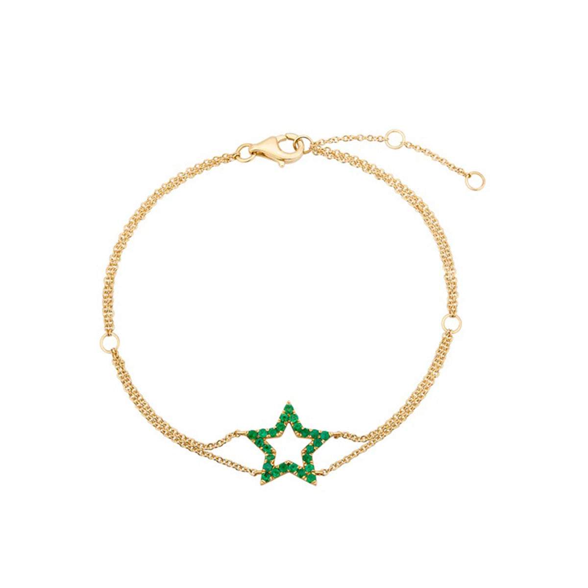 Double Row Star Bracelet