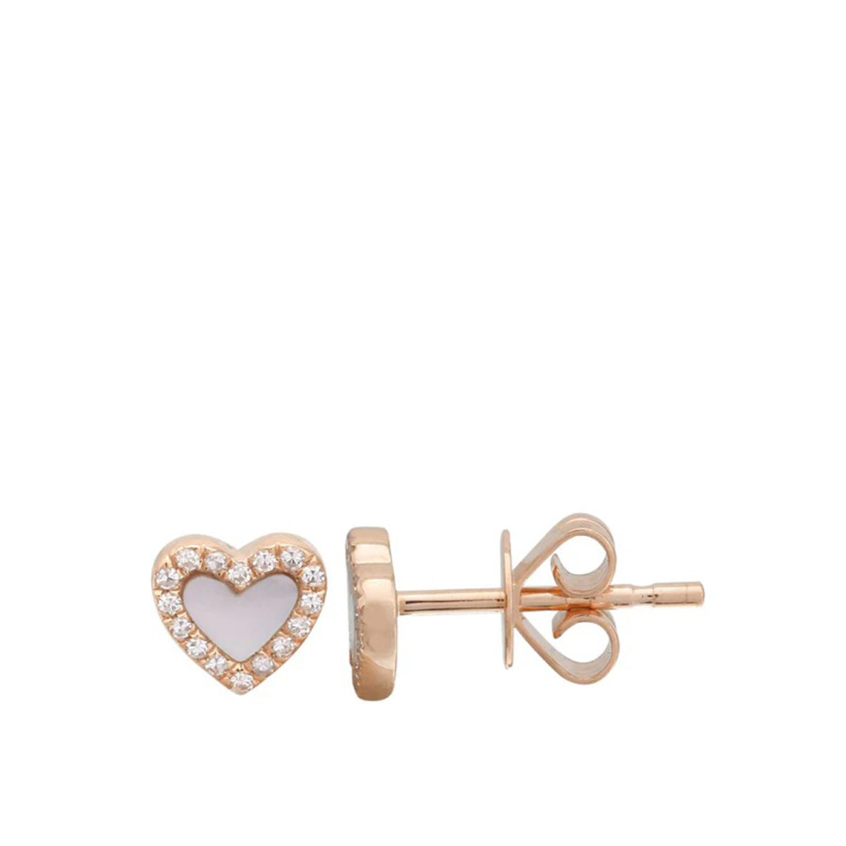 Gemstone Small Heart Earring