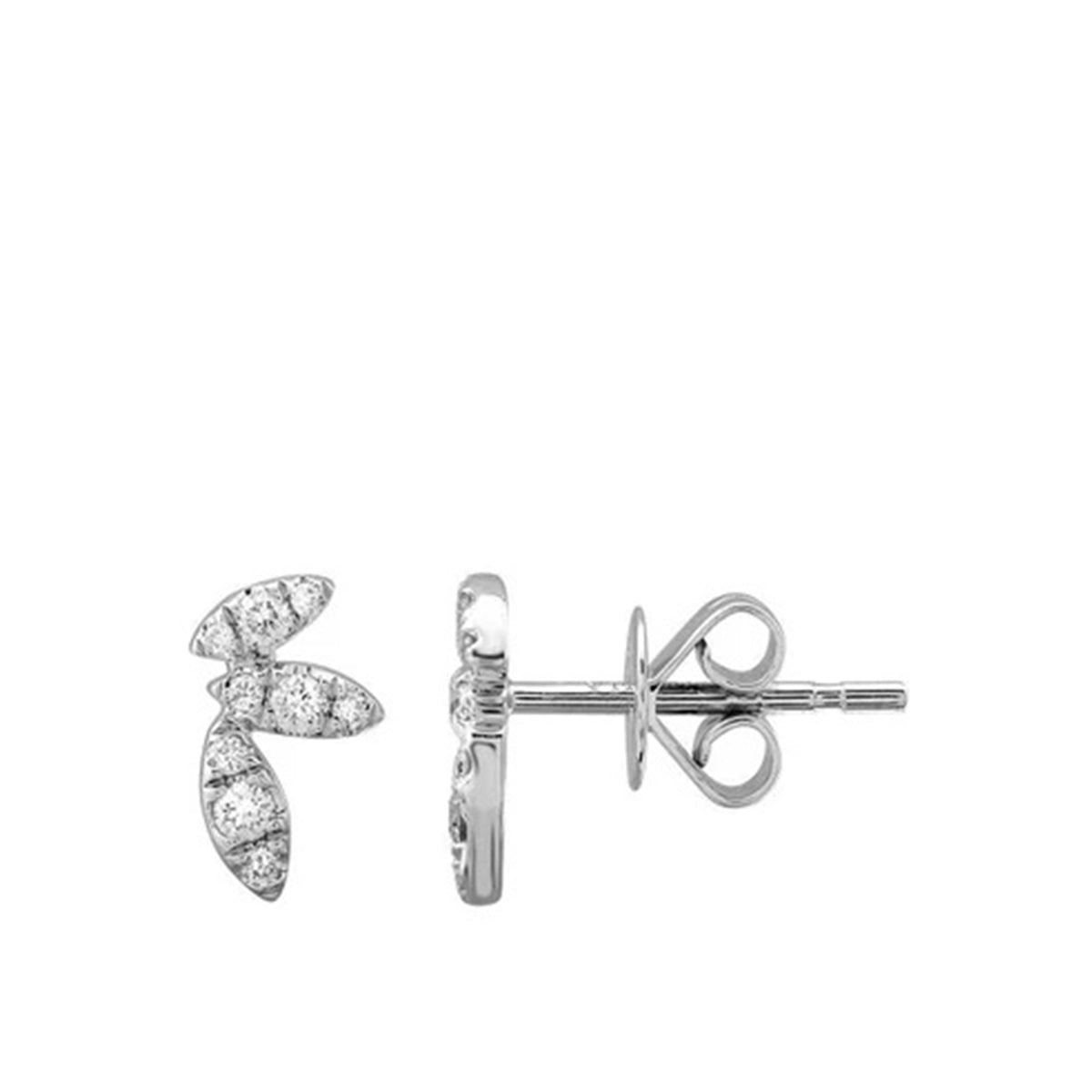 Half Flower Earrings