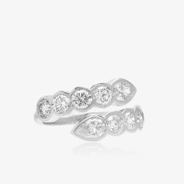 Lab Open Diamond Ring