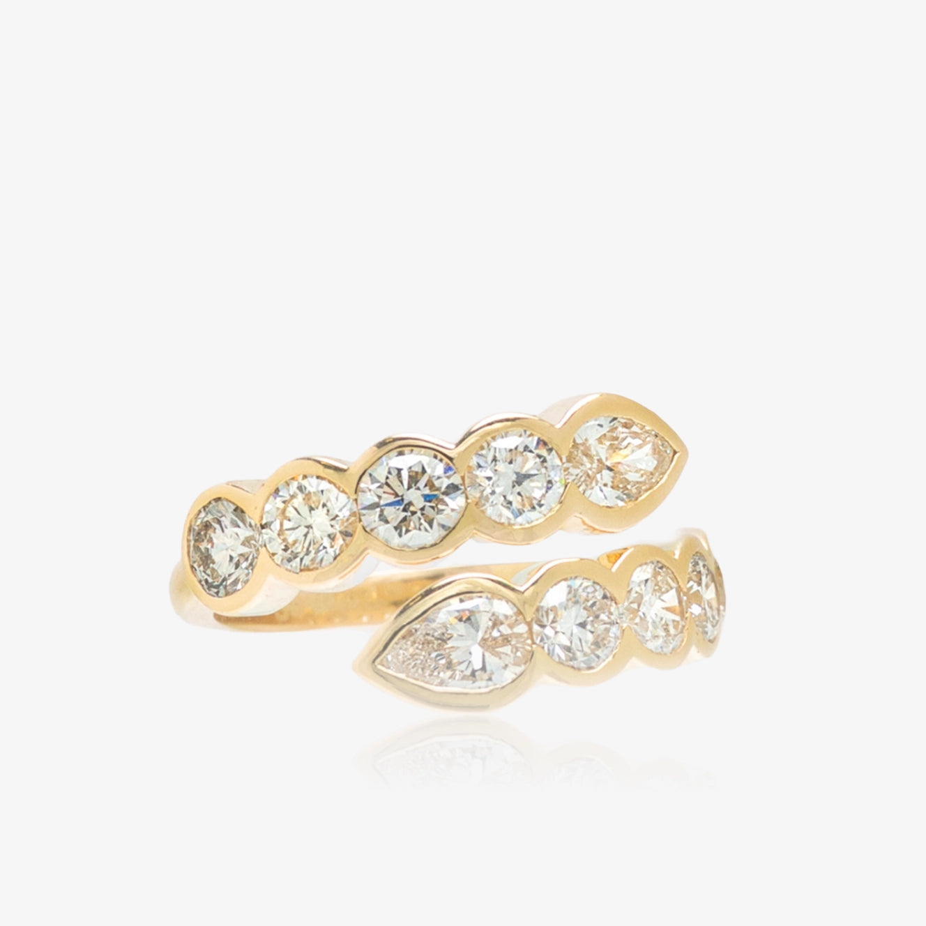 Lab Open Diamond Ring