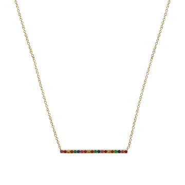 Collar de barra de arcoíris