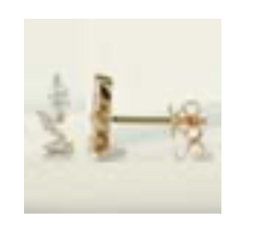 Lab Three Marquise Diamond Stud Piercing