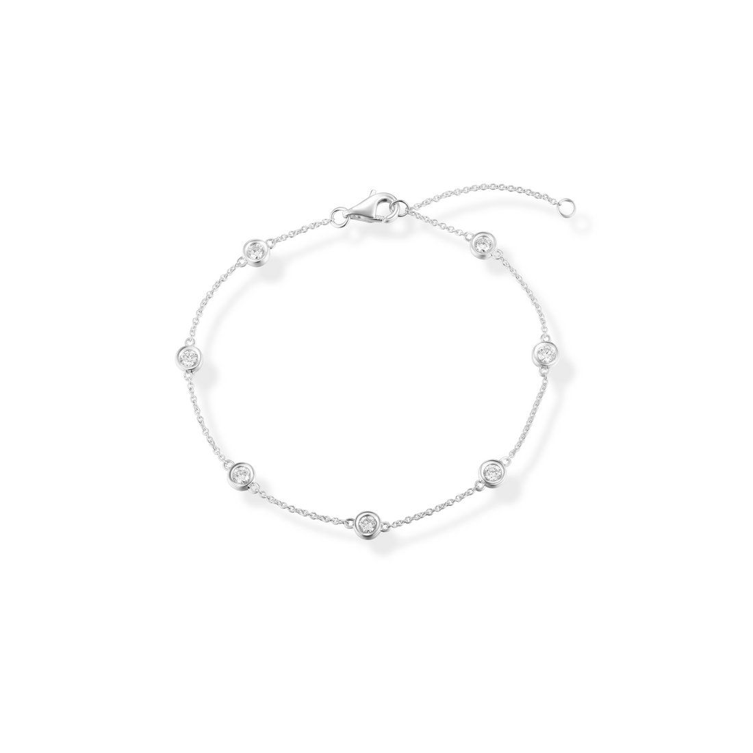 Lab Seven Diamond Bezel Bracelet