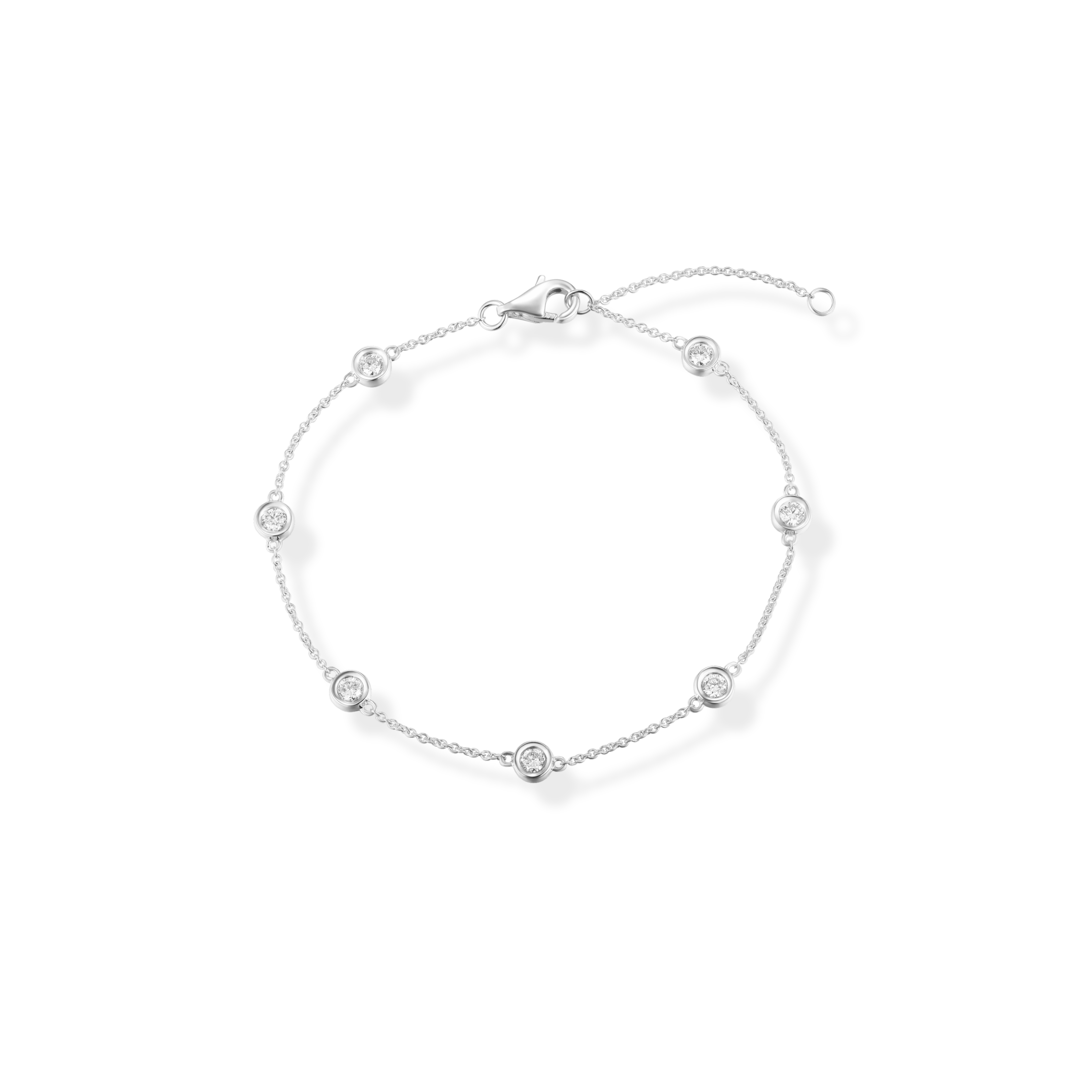 Lab Seven Diamond Bezel Bracelet