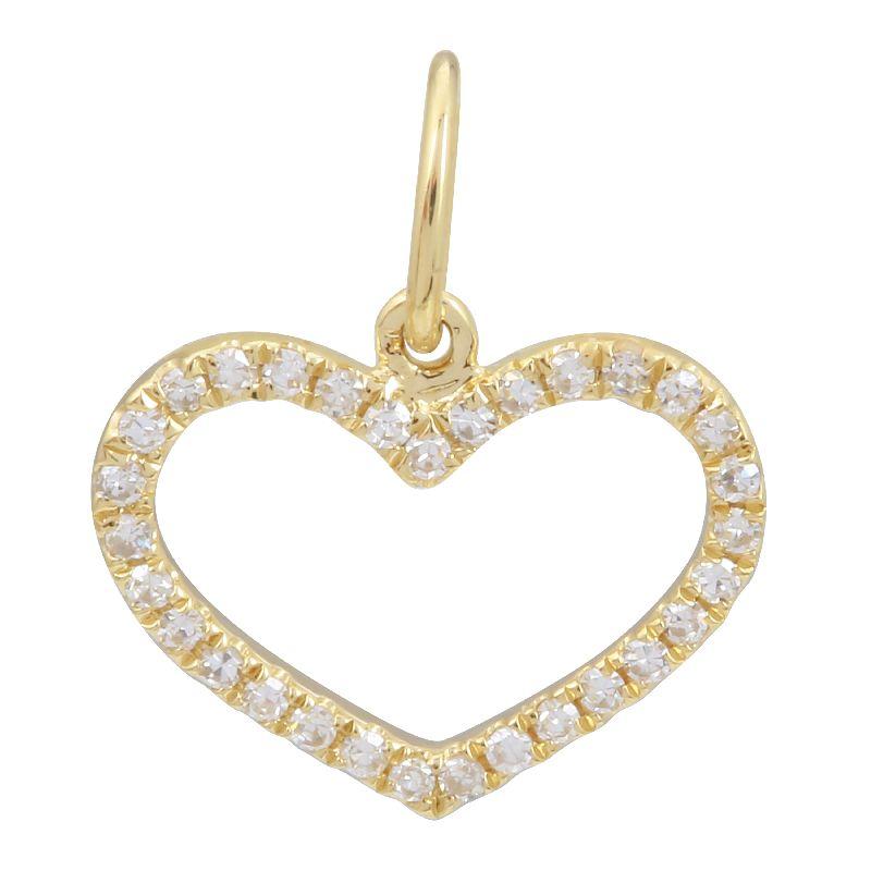 Charm de corazón abierto