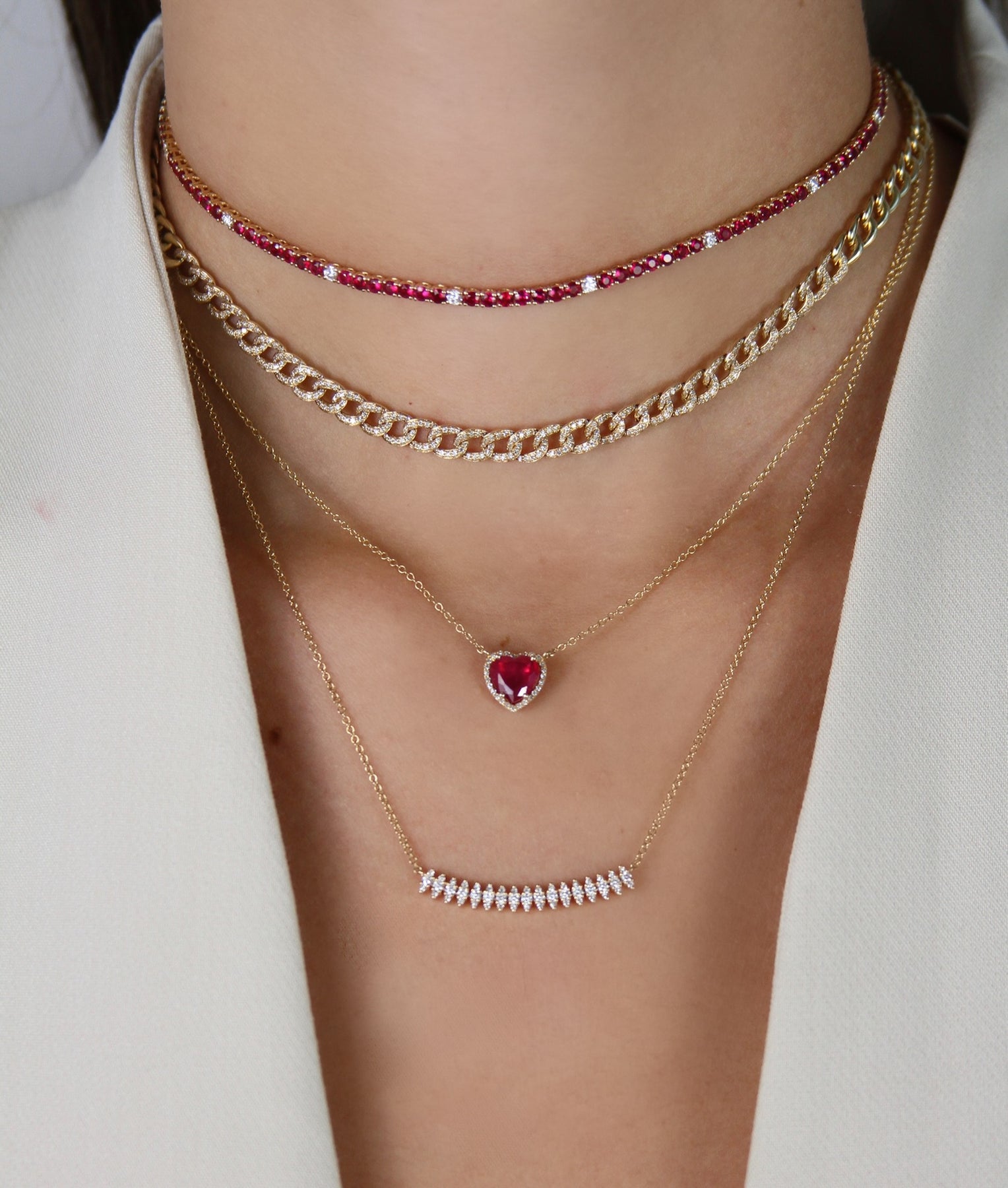 Diamond Cuban Link Choker – Vogliajewelry