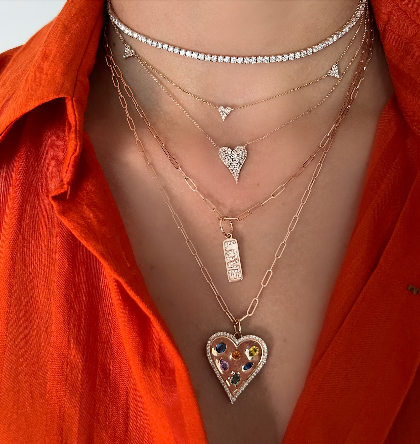 Adjustable Bolo Tennis Necklace