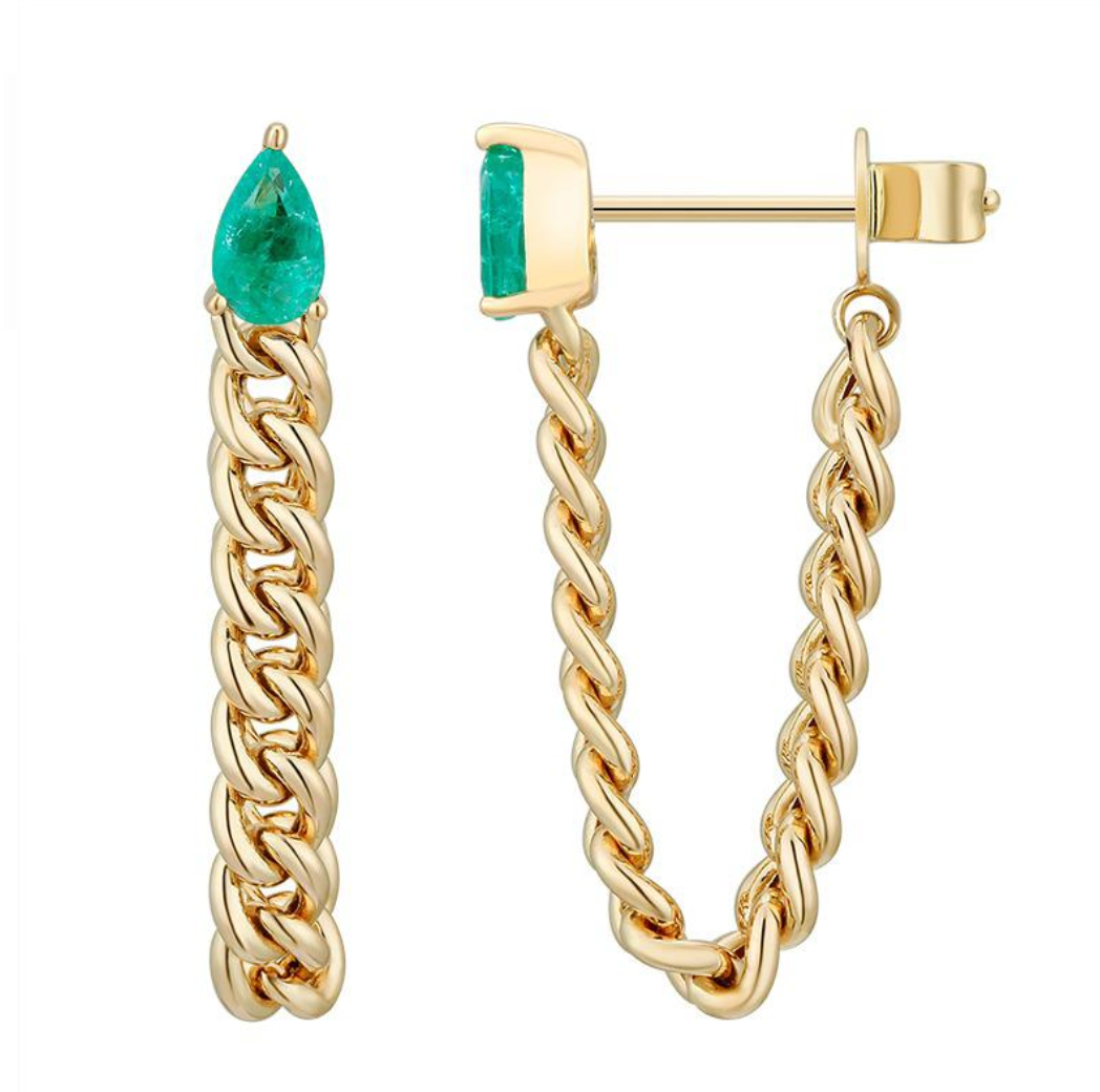 Stud Cuban Chain Piercing