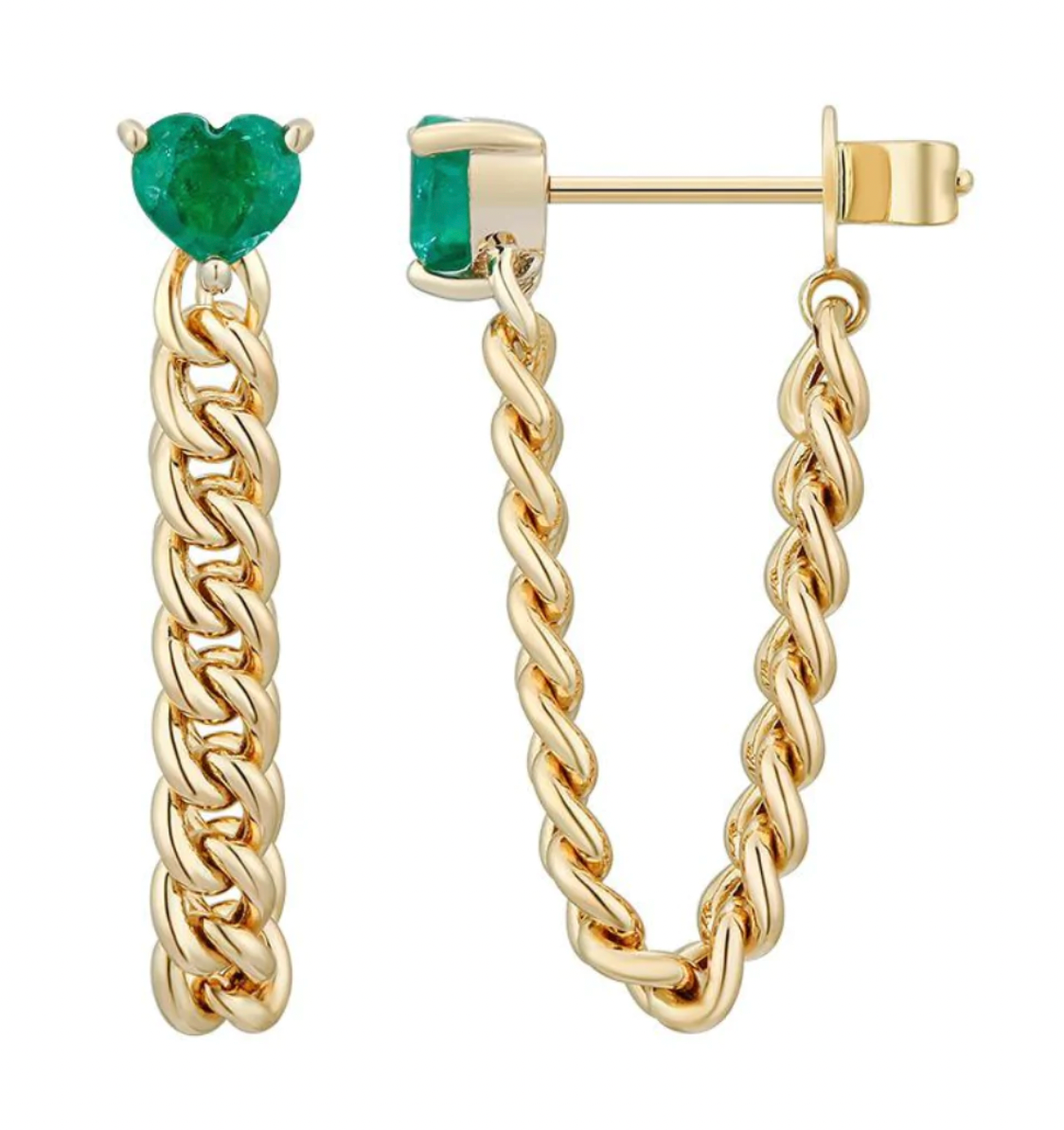 Stud Cuban Chain Piercing